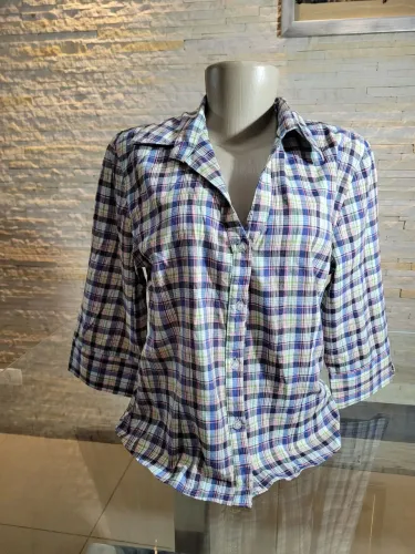 Camisa feminina xadrez M