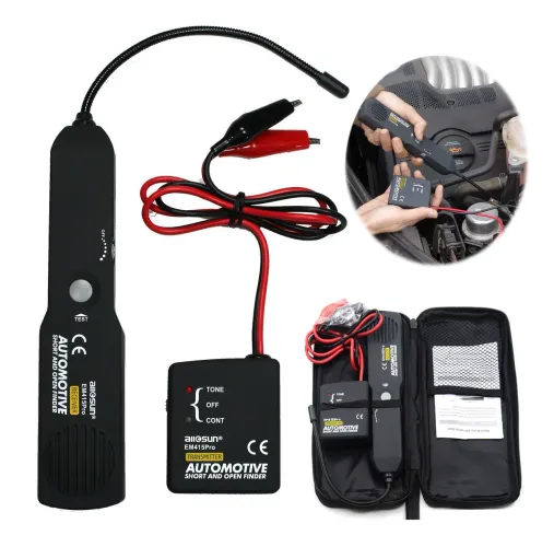 Testador Em Cabo Fio Curto-circuito 12-24v
