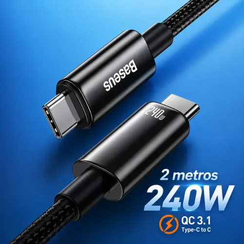 Cabo Baseus 240W Nylon tungsten 2M (Novo)