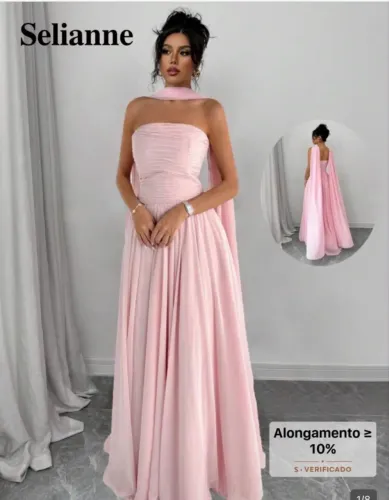 Vestido longo festa casamento 