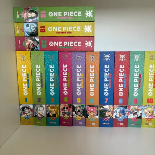One Piece 3 em 1 - volumes 1 ao 20