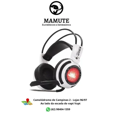 Headset Gamer 7.1 Fone Com Microfone Plug P2 Knup Kp-400