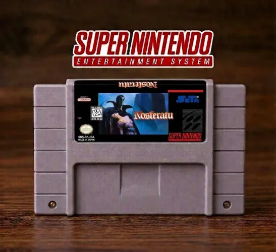 Jogo Nosferatu 100% em português, tradução nova. Super Nintendo snes. Repro