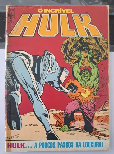 O INCRÍVEL HULK N °49 EDITORA ABRIL
