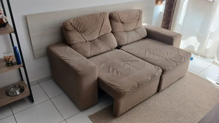 Sofá 2/3 lugares retrátil 