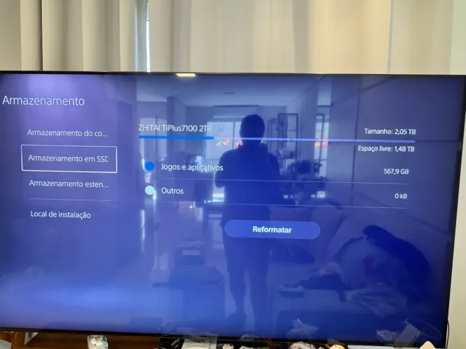 PS5 Mídia Física CFI-1214A + SSD 2TB + 2 Controles Originais + 3 Jogos