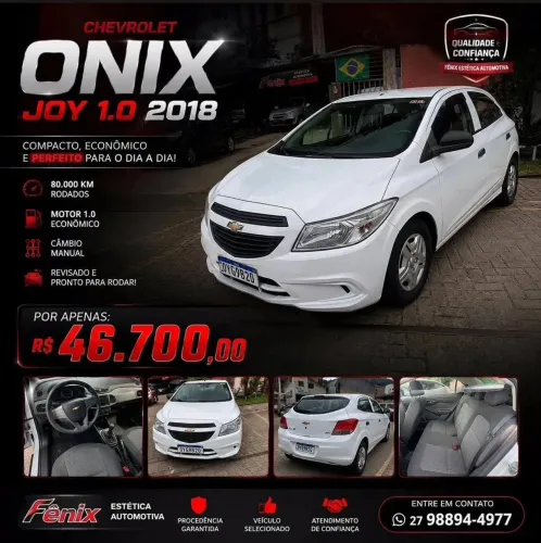 Chevrolet Onix JOY Hatch 1.0 8V Flex Mec. 4P 2018
