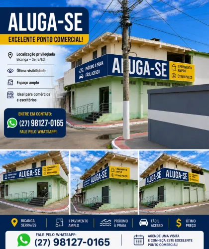 PONTO COMERCIAL DISPONÍVEL