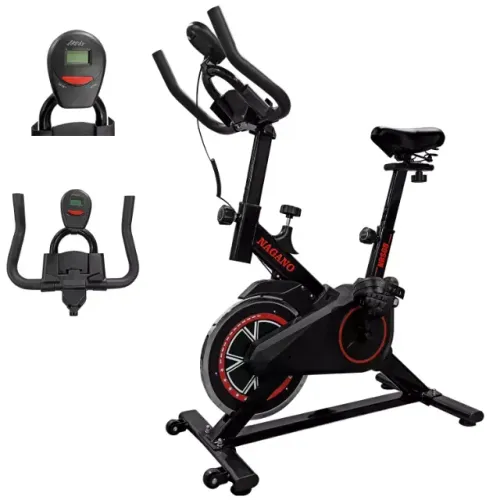 Bicicleta Spinning Ergométrica 8kg com Monitor - E035359