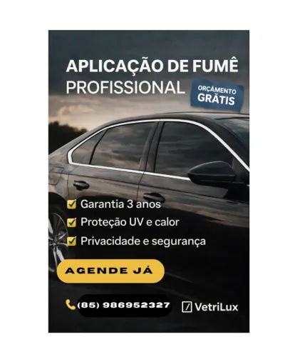 Fumê Automotivo Profissional em Fortaleza