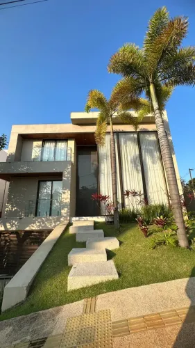 Casa Alto Padrão 5 Suítes para locação  Alphaville I Salvador | 739m² | Porteira Fechada