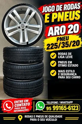 Vendo rodas com pneus
