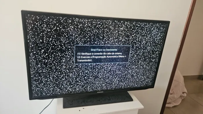 Tv Sansung Smart com linha verde funcionando