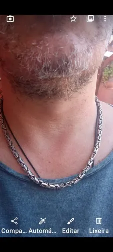 Cordão de prata de bali 975