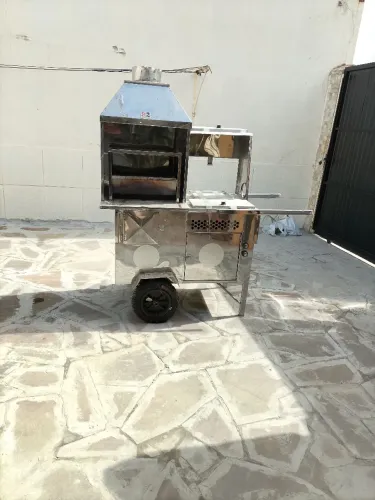 Carrinho de cachorro quente + geladeira expositor
