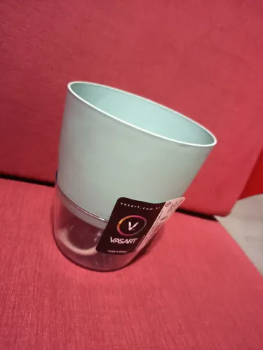 Vaso auto 8rrigável 12cm diâmetro X 14cm altura Novo