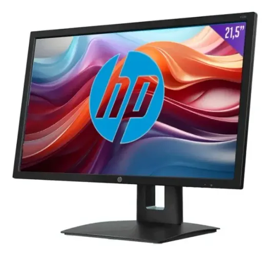 Monitor Hp 21,5 Full Hd Com Conectividade Completa Com Hdmi, Vga E Displayport - V22b 