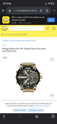 Relógio disel
