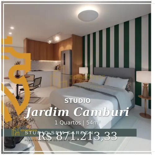 Studio Moderno em Jardim Camburi: Conforto e Praticidade no ARIAH Residencial