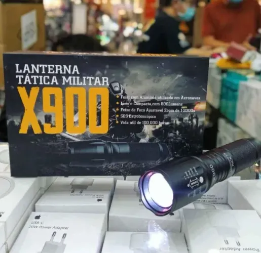 Lanterna recarregavel x900, novas, entregamos (consulte)