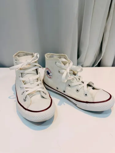 Tênis converse all star cano alto branco 31