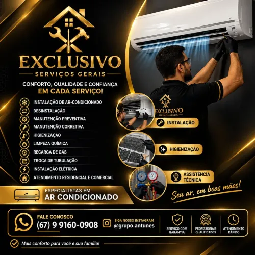 EXCLUSIVO serviço gerais