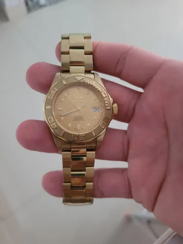 Relógio invicta ORIGINAL pro diver automático de aço inox, banhado a ouro 18k VIDRO ok