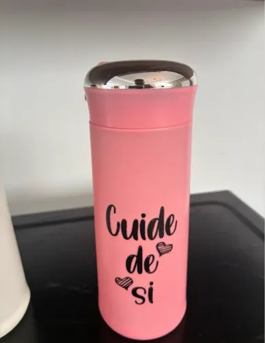 Garrafa Rosa 400ml Nova