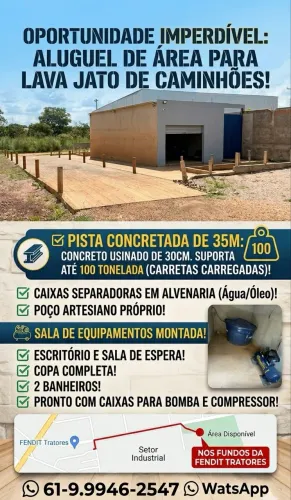 ALUGO LAVA JATO CAMINHAO E CARRETA