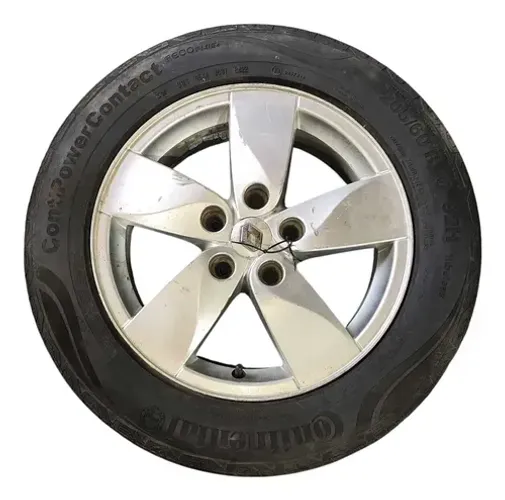 Roda Aro 16 C/pneu Renault Fluence 2011 2012 2013 2014 2015 Preto
