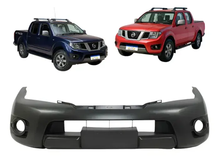 Parachoque Dianteiro Nissan Frontier 2013 2014 A 2016 Novo Preto