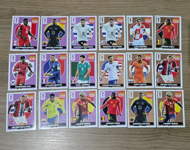 Figurinhas Lengends 2026
