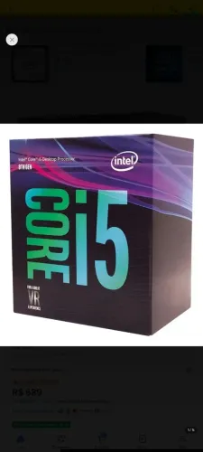 Processador Intel Core i5-8400 Gráficos Integrados UHD 630