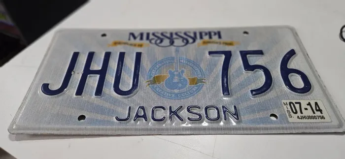 Placa de licença americana