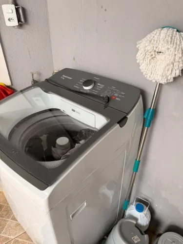Máquina de Lavar 14Kg Brastemp Branca com Smart Sensor e Design Compacto - BWF14AB