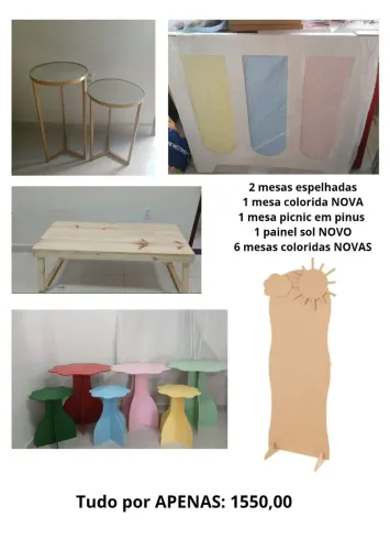 Vendo lote de materiais de festa a maioria novo na caixa