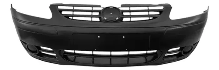 Parachoque Dianteiro Fox 2003 A 2008 Sem Furo Preto Liso 