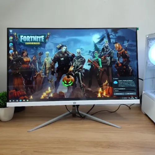 Monitor Gamer 24" Curvo 180Hz White - Imersão Total com Visual Premium 