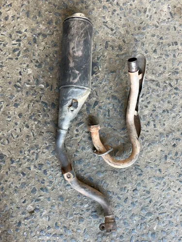 Ponteira descarga crf250 modelo original