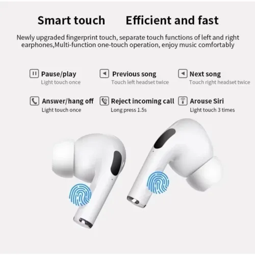 Airpods Fones de ouvido sem fio estéreo Bluetooth TWS HD fone de ouvido