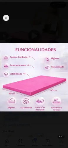 Colchonete de treino