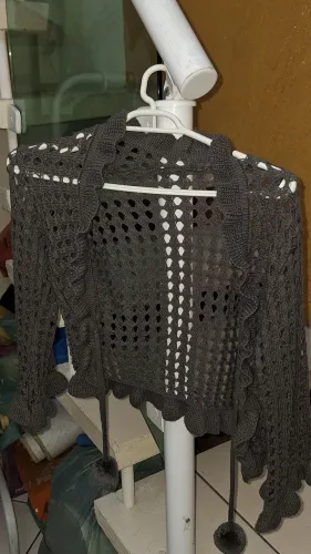 Blusa Feminina Furadinha - Marrom