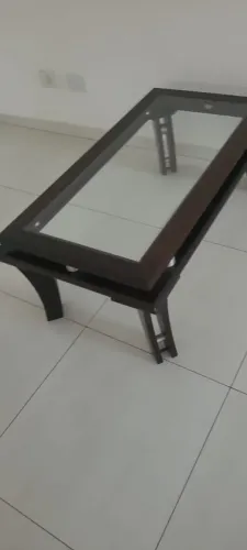 Vendo mesa de centro de vidro