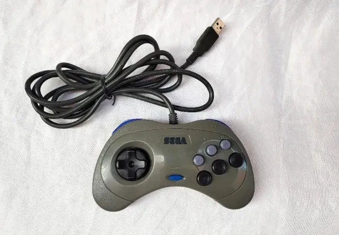 Controle Original Usb No Estilo Sega Saturn Para Computador