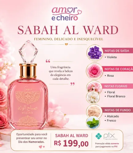 Perfume Árabe Sabah Al WARD