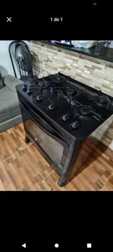 Vendo fogão 5 Bocas Mesa de vidro