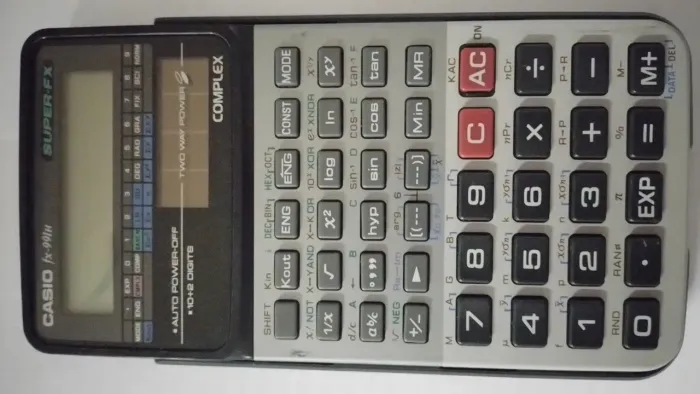 Calculadora casio fx-991h solar