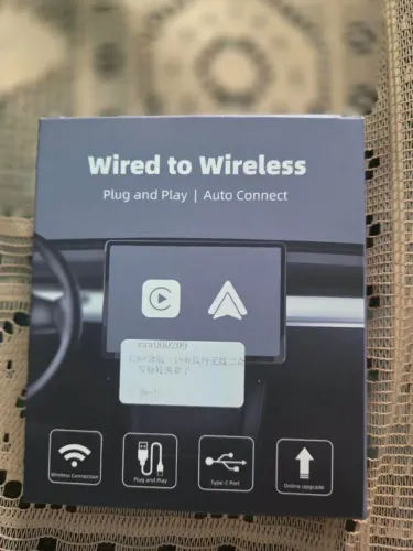 Adaptadores CarPlay e Android Auto Sem Fio