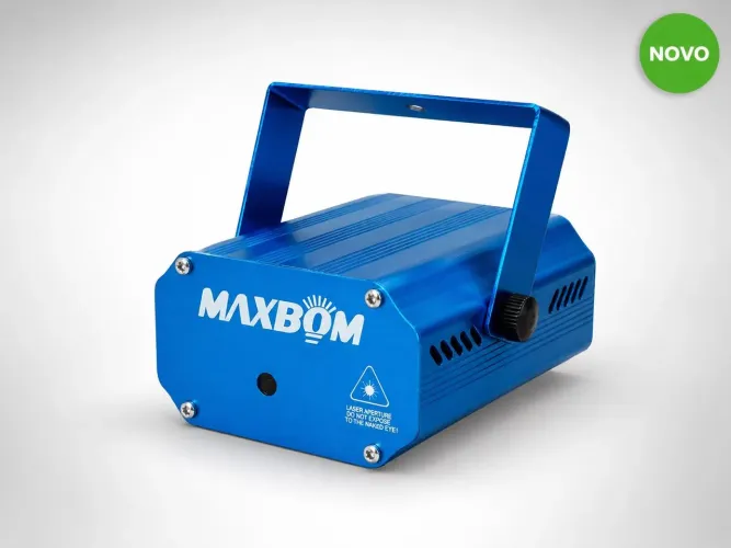 Projetor Laser LED RGB Efeitos DJ Festa Iluminação Com Tripé