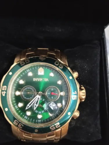 VENDO RELÓGIO INVICTA, DOURADO LINHA PREMIUM PRO DIVER MODELO 0075